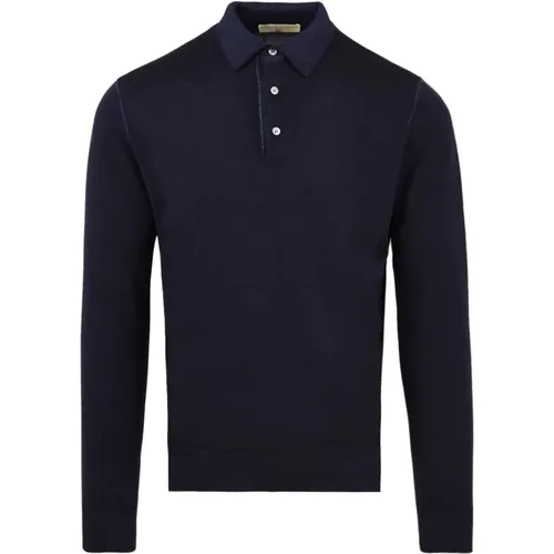 Polo Shirt by , male, Sizes: L - Filippo De Laurentiis - Modalova