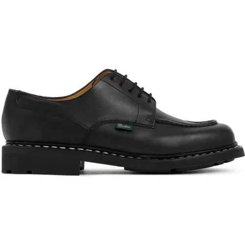 Schwarze Leder Schnürschuhe , Herren, Größe: 42 1/2 EU - Paraboot - Modalova