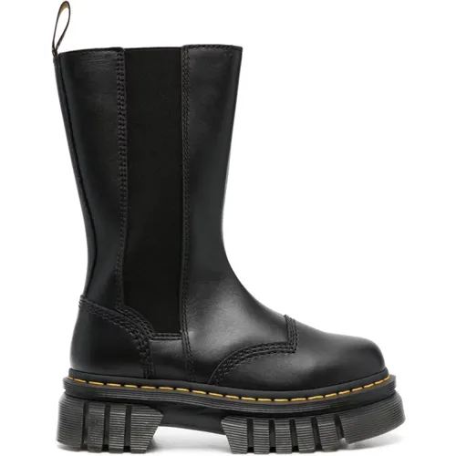 Audrick Tall Nappa Leather Boots , female, Sizes: 7 UK - Dr. Martens - Modalova