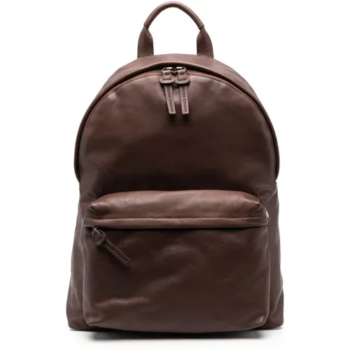 Wild Leather Backpack , male, Sizes: ONE SIZE - Officine Creative - Modalova