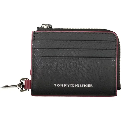 Men's Wallet Portacard Zip Closure , male, Sizes: ONE SIZE - Tommy Hilfiger - Modalova