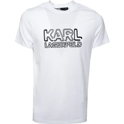 Inflatable Logo T-shirt , male, Sizes: 2XL - Karl Lagerfeld - Modalova