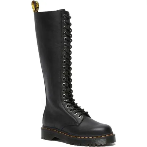 Damen Schwarzer Freizeitstiefel , Damen, Größe: 39 EU - Dr. Martens - Modalova