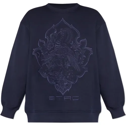 Sweatshirt mit Logo , Damen, Größe: S - ETRO - Modalova