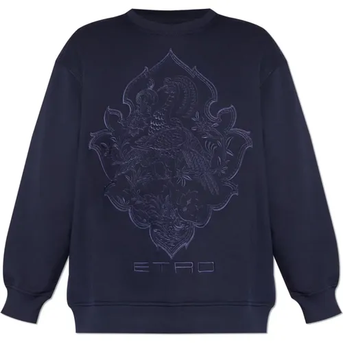 Sweatshirt with logo , female, Sizes: XS, S - ETRO - Modalova