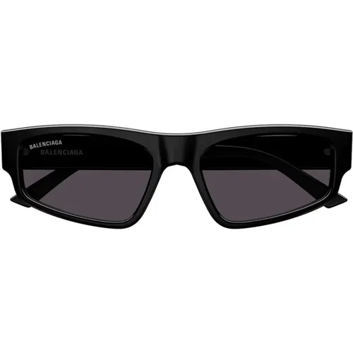 Square Acetate Frame Sunglasses , unisex, Sizes: 56 MM - Balenciaga - Modalova