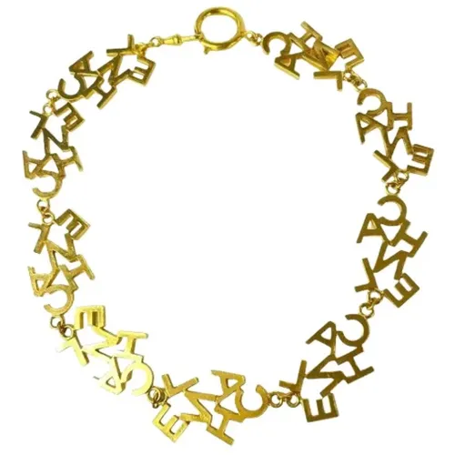 Pre-owned Gold Jewelry , female, Sizes: ONE SIZE - Chanel Vintage - Modalova