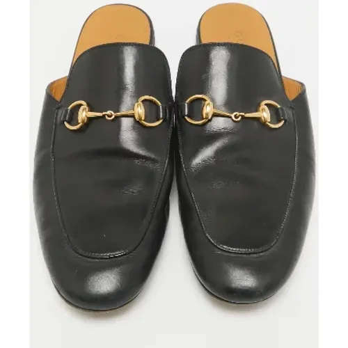 Pre-owned Leather mules , male, Sizes: 10 UK - Gucci Vintage - Modalova