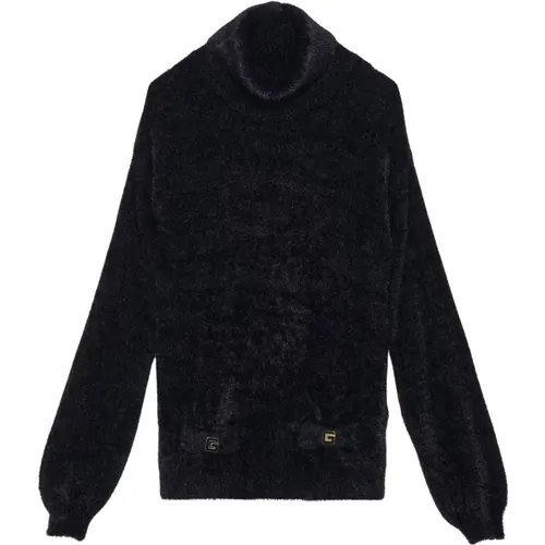 Chenille Dolcevita Pullover mit Taschen , Damen, Größe: S - Gaëlle Paris - Modalova