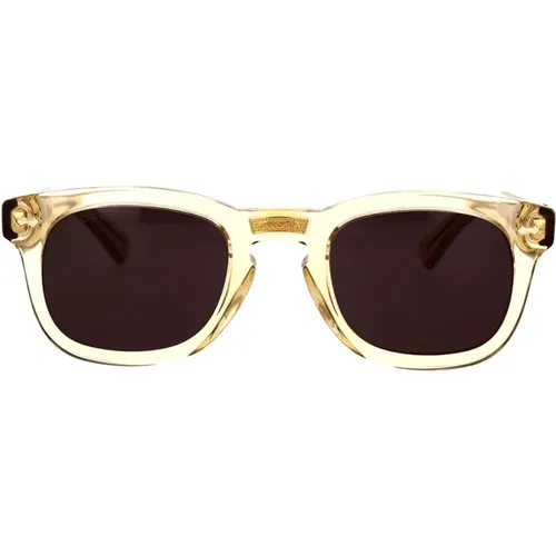 Gg0182S 006 Sunglasses , unisex, Sizes: 49 MM - Gucci - Modalova
