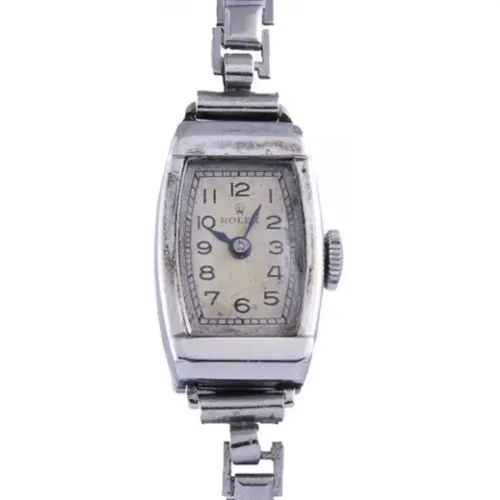 Pre-owned Silver Rolex Watch , female, Sizes: ONE SIZE - Rolex Vintage - Modalova