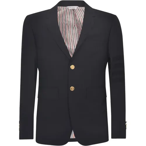 Stripe Blazer Outerwear , male, Sizes: S, L, M - Thom Browne - Modalova