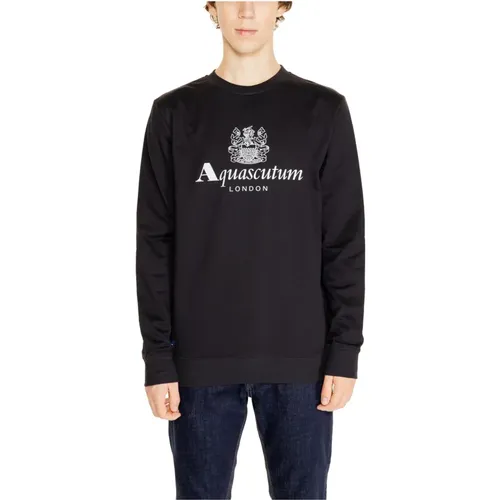 Baumwoll Herren Sweatshirt Kollektion , Herren, Größe: XL - Aquascutum - Modalova