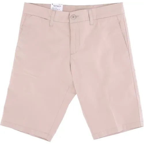 Slim Fit Short Trousers with Pockets , male, Sizes: W32, W29, W33, W28, W30, W31, W34 - Carhartt WIP - Modalova