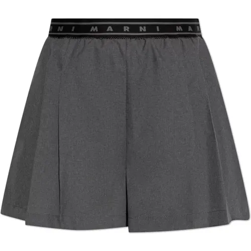 Wollshorts , Damen, Größe: S - Marni - Modalova