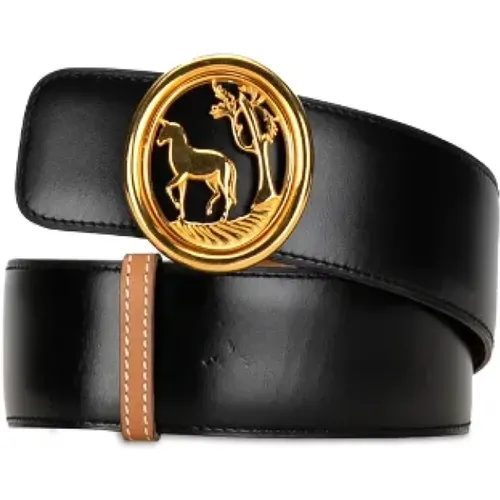 Pre-owned Leather belts , female, Sizes: ONE SIZE - Hermès Vintage - Modalova