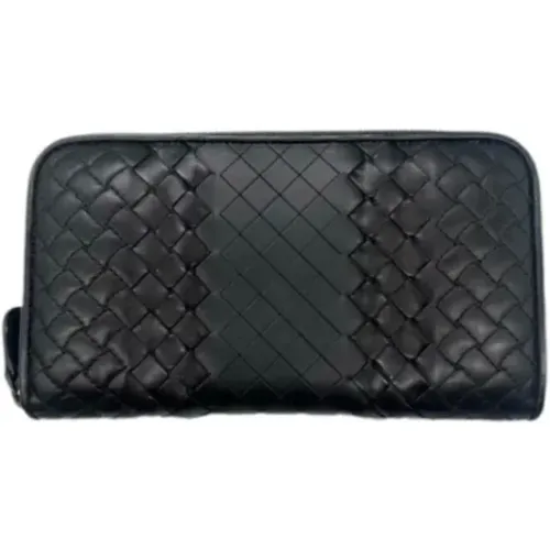 Pre-owned Leather wallets , male, Sizes: ONE SIZE - Bottega Veneta Vintage - Modalova