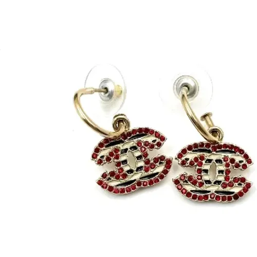 Pre-owned Fabric earrings , female, Sizes: ONE SIZE - Chanel Vintage - Modalova