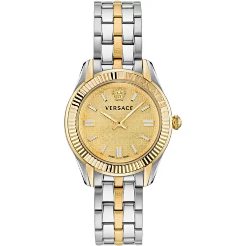 Greca Time Lady Watch , female, Sizes: ONE SIZE - Versace - Modalova