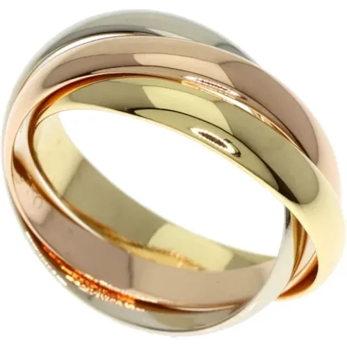 Pre-owned Yellow Gold rings , female, Sizes: ONE SIZE - Cartier Vintage - Modalova