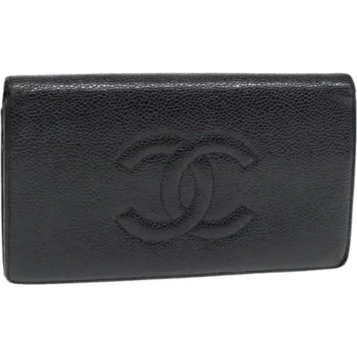 Pre-owned Leather wallets , female, Sizes: ONE SIZE - Chanel Vintage - Modalova