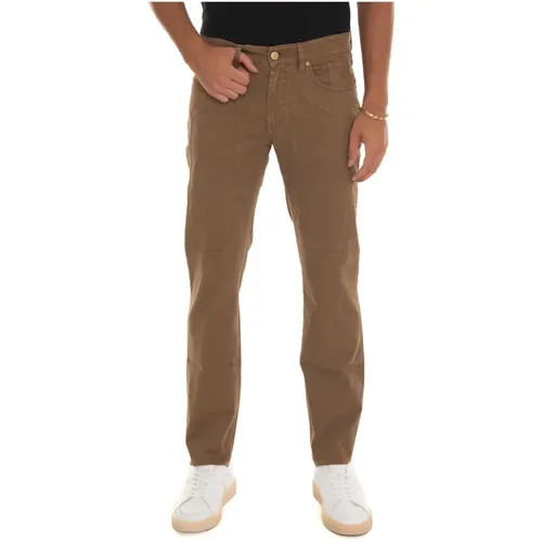 Slim Fit 5-Pocket Trousers , male, Sizes: W36, W32, W35, W31, W40, W38 - Jeckerson - Modalova