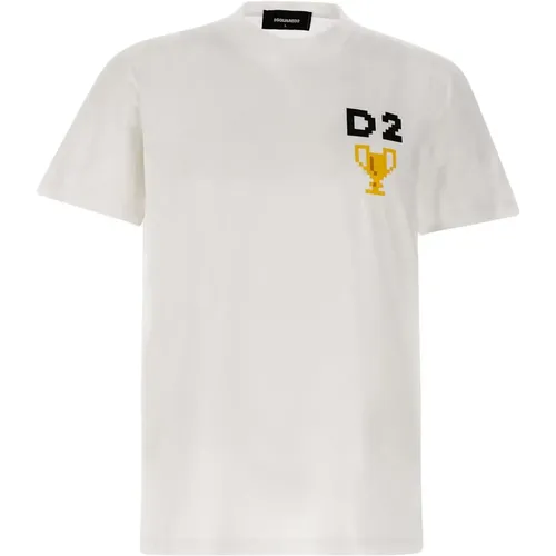 Stylish T-Shirt for Men , male, Sizes: S - Dsquared2 - Modalova