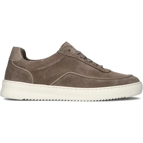 Niedrige Wildleder Sneakers Braun , Herren, Größe: 40 EU - Filling Pieces - Modalova