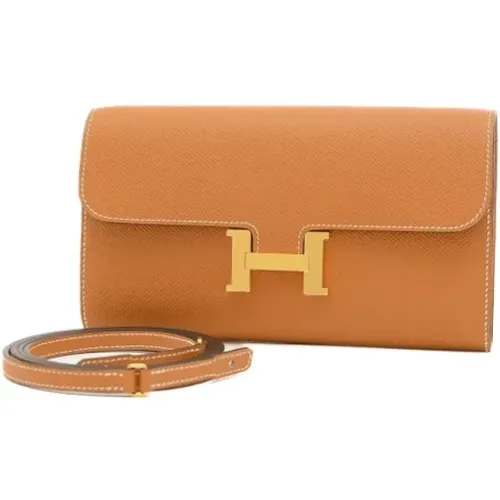 Pre-owned Canvas wallets , female, Sizes: ONE SIZE - Hermès Vintage - Modalova