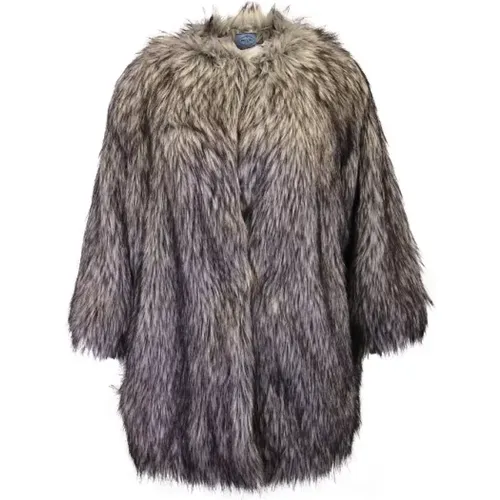 Pre-owned Fur outerwear , female, Sizes: 2XL - Prada Vintage - Modalova