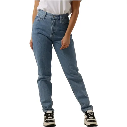 Mom Jeans für Frauen , Damen, Größe: W28 - Calvin Klein - Modalova