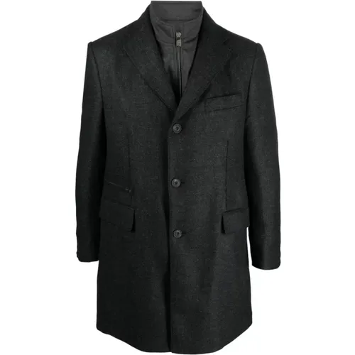 Detachable Wool/Cashmere Coat , male, Sizes: 2XL - Corneliani - Modalova