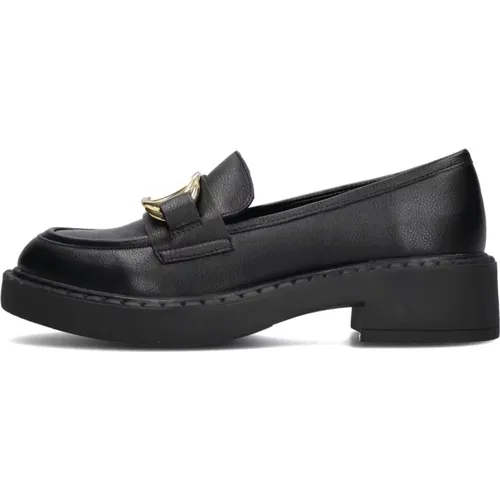 Schwarze Loafers Elegantes Modell , Damen, Größe: 38 EU - Twinset - Modalova