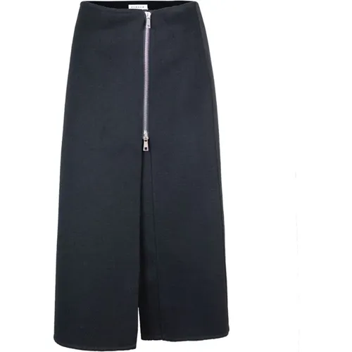 Wool Midi Skirt , female, Sizes: S, M - P.a.r.o.s.h. - Modalova