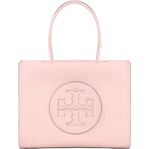 Logo-Appliqué Tote Bag with Double T , female, Sizes: ONE SIZE - TORY BURCH - Modalova