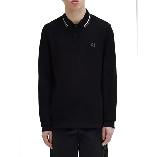 Ikonic Twin Tipped Polo Shirt , Herren, Größe: S - Fred Perry - Modalova