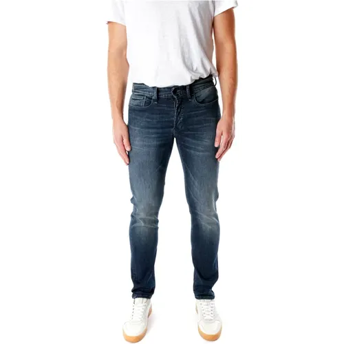 Razor Slim Fit Midwaist Jeans , Herren, Größe: W34 L30 - Denham - Modalova