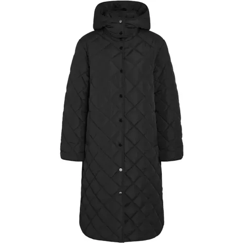 Stilvolle Praktische Schwarze Jacke , Damen, Größe: M - Heartmade - Modalova