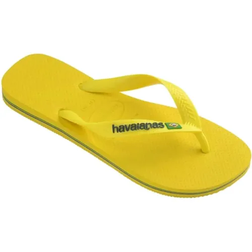 Neon Logo Flip Flops , Herren, Größe: 43 EU - Havaianas - Modalova