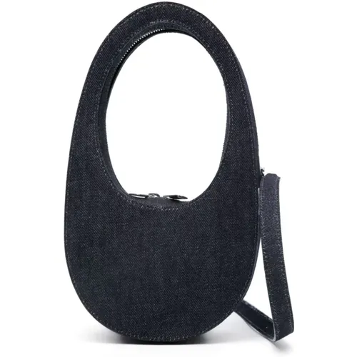 Mini Swipe Denim Bag , female, Sizes: ONE SIZE - Coperni - Modalova