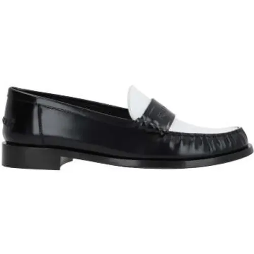 Leather Brushed Flat Shoes , female, Sizes: 6 1/2 UK - Salvatore Ferragamo - Modalova