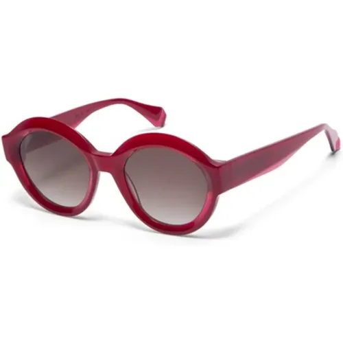 Burgundy Glow Sungles , female, Sizes: 53 MM - Gigi Studios - Modalova