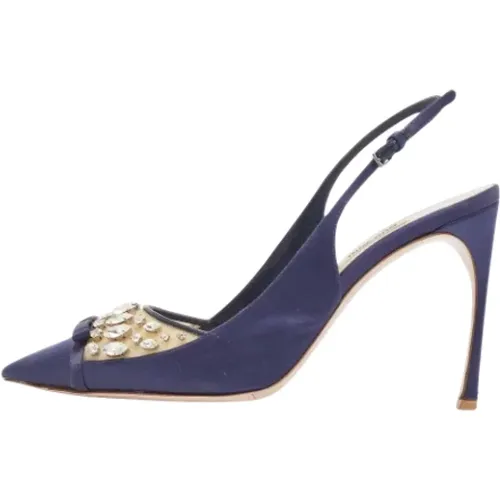Pre-owned Satin heels , female, Sizes: 7 UK - Miu Miu Pre-owned - Modalova