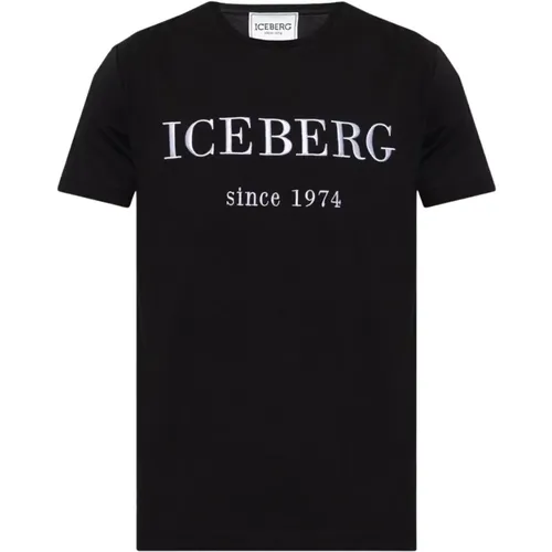 Logo Crewneck T-shirt Iceberg - Iceberg - Modalova