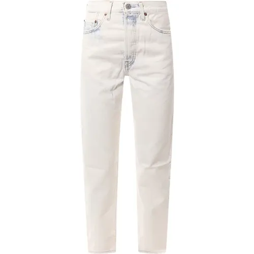 Levi's, Weiße Jeans mit Tapered Leg , Damen, Größe: W28 - Levis - Modalova