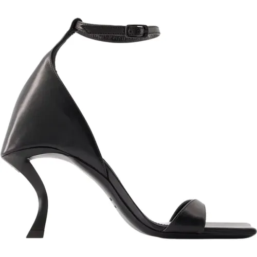 Hourglass Sandalen - Leder - Schwarz , Damen, Größe: 38 EU - Balenciaga - Modalova