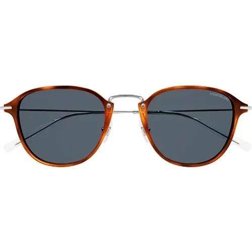 Men`s Accessories Sunglasses Ss23 , male, Sizes: 51 MM - Montblanc - Modalova