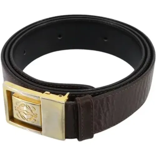 Pre-owned Leather belts , female, Sizes: ONE SIZE - Loewe Pre-owned - Modalova