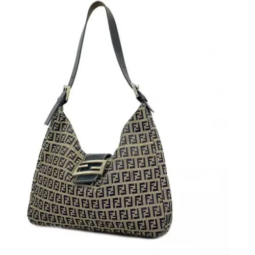 Pre-owned Canvas shoulder-bags , female, Sizes: ONE SIZE - Fendi Vintage - Modalova