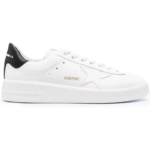 Weiße Leder Pure Star Sneakers , Herren, Größe: 42 EU - Golden Goose - Modalova